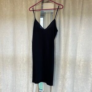 Aritzia slip dress (navy)